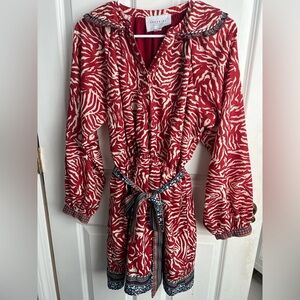 The Shirt by Rochelle Behrens Zebra Print Dress